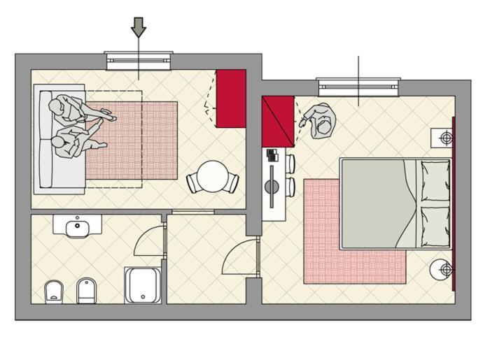 Relais Corte Bergamini Peschiera del Garda Rom bilde